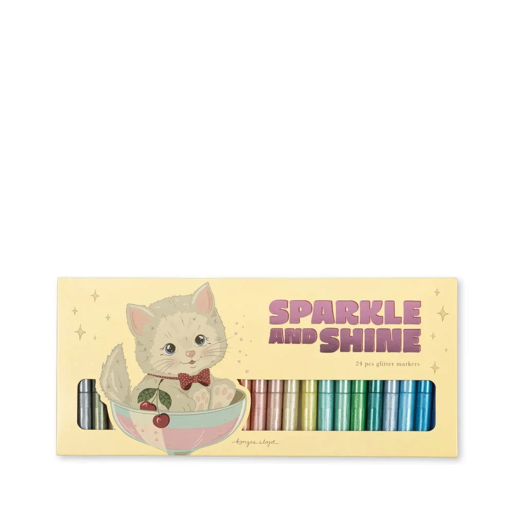 Glitter Markers | Cat