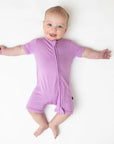 Zippered Shortall Romper | Poi
