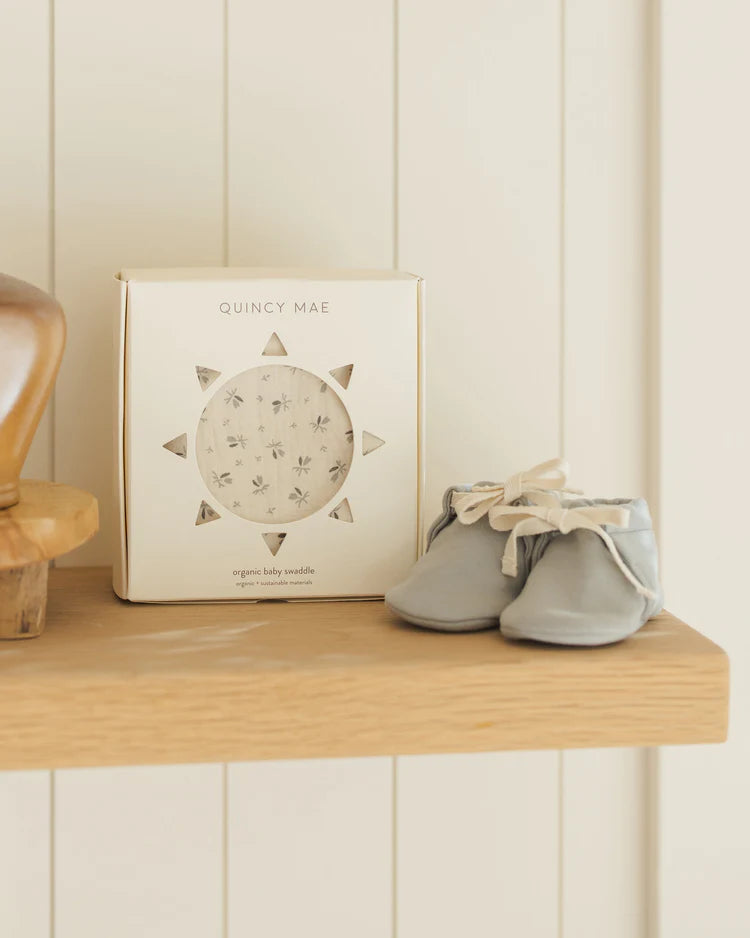 Baby Booties | Steel Blue