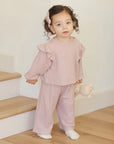 Ruffle Cozy Set | Rose