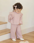 Ruffle Cozy Set | Rose
