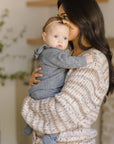 Ruffle Collar Cardigan | Ocean