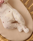 Bamboo Zip Footie | Winter Wonderland