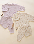 Waffle Slouch Set | Hearts
