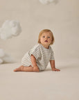 Waffle Tee & Short Set || Sky Stripe