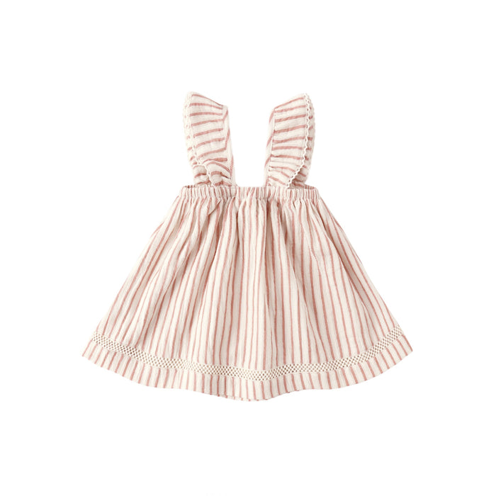 Quincy Mae Ruffle Tank Dress | Vintage Stripe