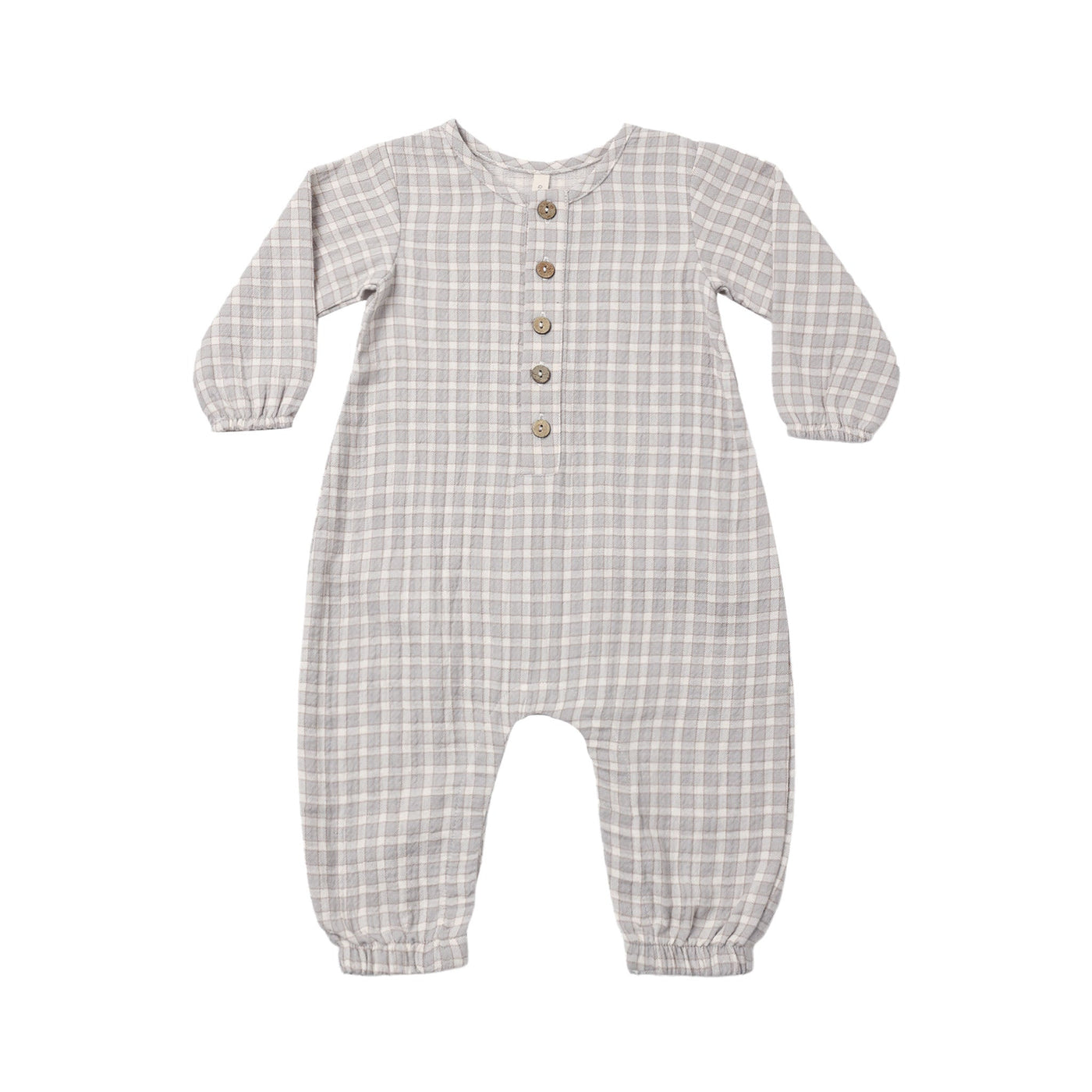 Woven Jumpsuit | Blue Gingham