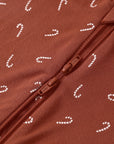 Bamboo Zip Footie | Candy Canes