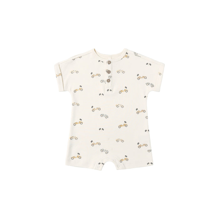Quincy Mae Short Sleeve One-Piece | Race Car