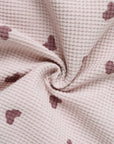 Waffle Slouch Set | Hearts