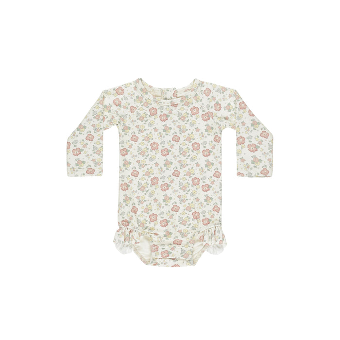 Quincy Mae Olivia Rashguard One-Piece | Bloom