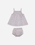 Smocked Tank + Bloomer Set | Lavender Ditsy
