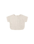 Woven Boxy Top | Cedar Check
