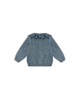 Ruffle Collar Cardigan | Ocean