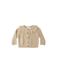 Ruffle Collar Cardigan || Butterscotch