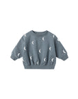 Relaxed Fleece Sweatshirt | Silver Moons