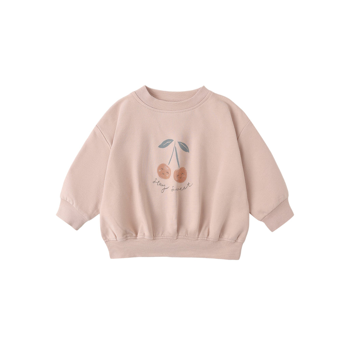 Quincy Mae Relaxed Sweatshirt | Cherry