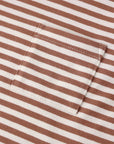 Boxy Pocket Tee + Short Set || Poppy Stripe