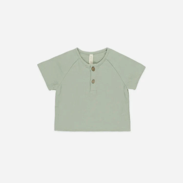 Quincy Mae Short Sleeve Zion Shirt | Sage