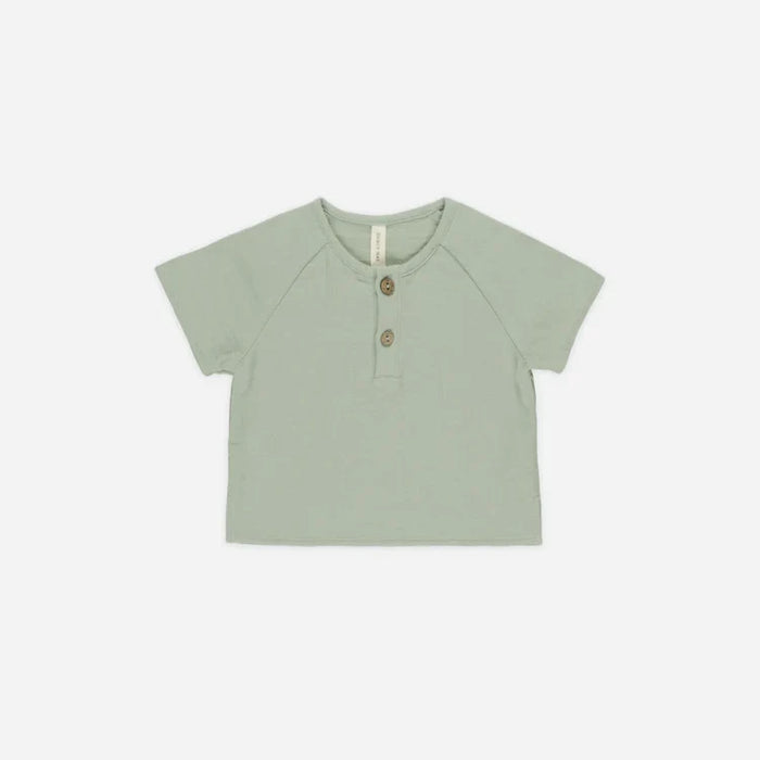 Quincy Mae Short Sleeve Zion Shirt | Sage