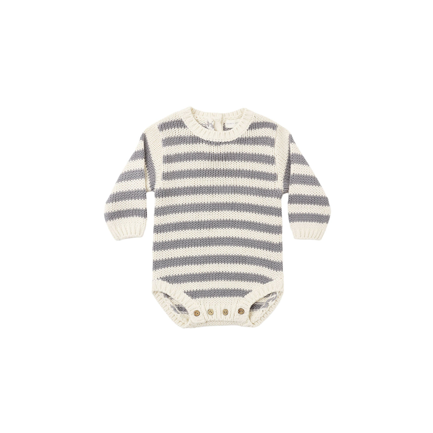 Rex Romper | Slate Stripe