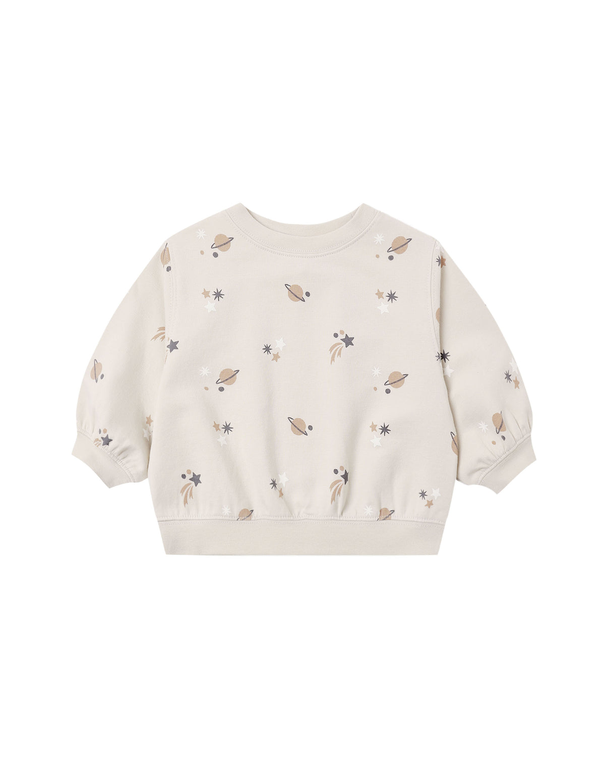 Quincy Mae Oversized Crew Sweatshirt | Space