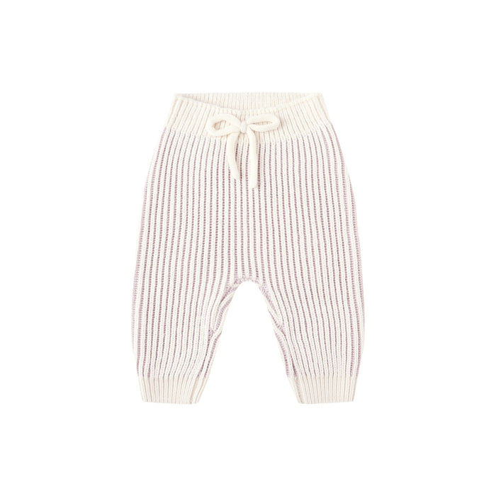 Quincy Mae Chunky Knit Pant | Lilac