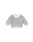 Relaxed Knit Sweater| Ocean
