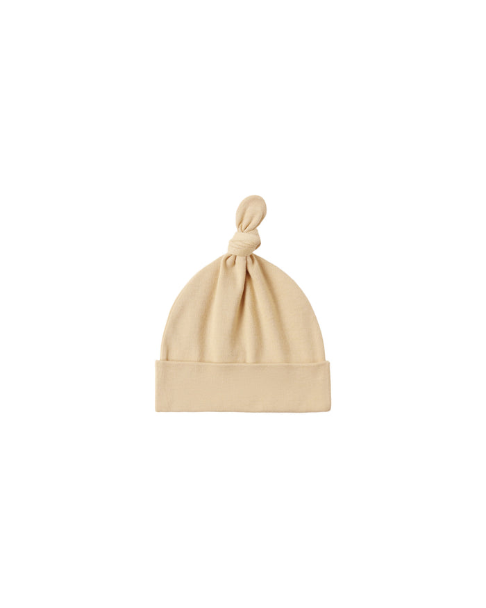 Quincy Mae Knotted Baby Hat | Butterscotch