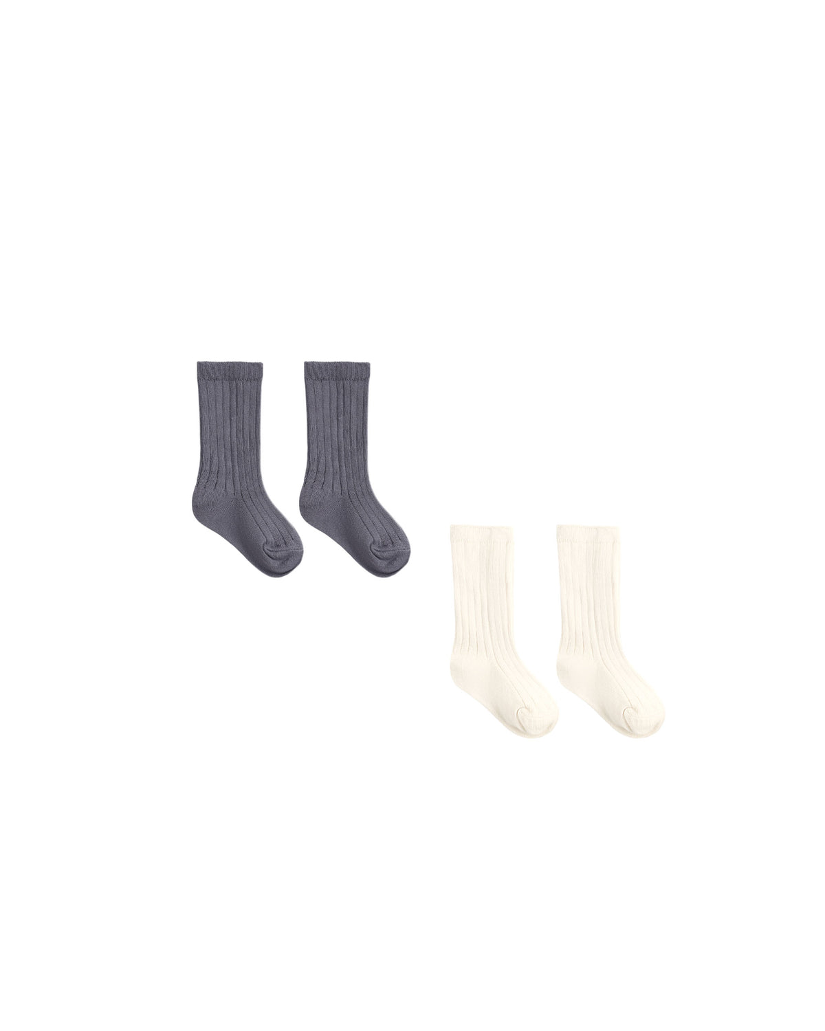Quincy Mae Socks Set | Midnight & Ivory