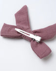 Bow W. Clip, Set of 3 | Mulberry, Ocean, Lilac