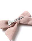 Bow W. Clip, Set Of 3 || Sky, Blush, Poppy
