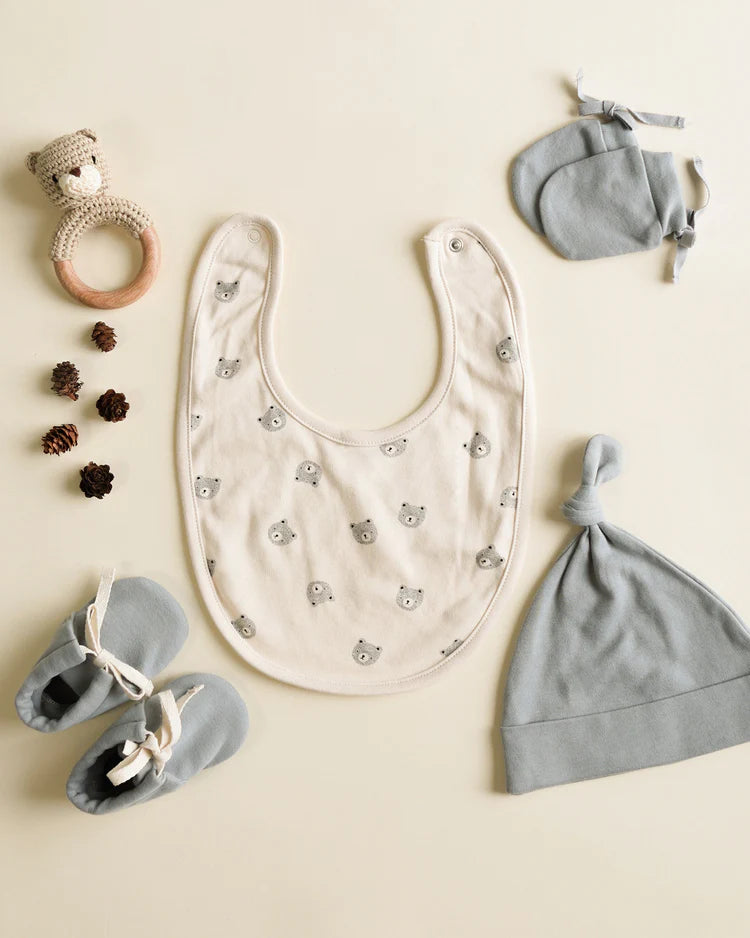 Baby Booties | Steel Blue