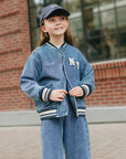 Varsity Jacket | Indigo Demin