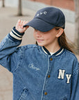 Varsity Jacket | Indigo Demin