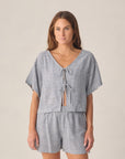 Women's Juniper Set | Marine Gingham
