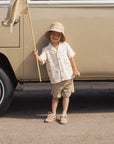 Bucket Hat || Ocre Check