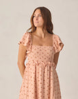 Francesca Dress | Cherry Embroidery
