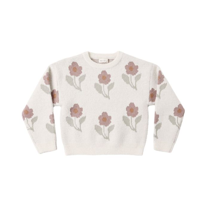 Aspen Sweater | Ivory Flower