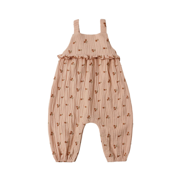Rylee & Cru Kinsley Jumpsuit | Cherry Embroidery