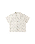 Lapel Collar Shirt || Palm Trees