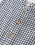 Mavrick Romper | Marine Gingham