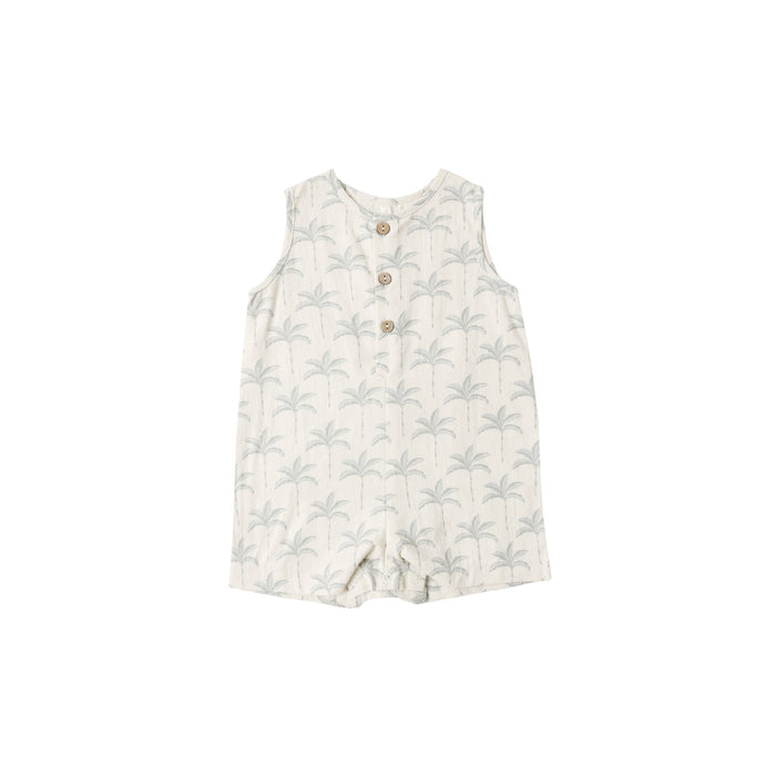 Rylee & Cru Maverick Romper | Palm Trees