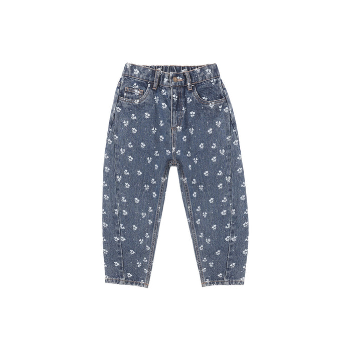 Barrel Pant | Heart Ditsy