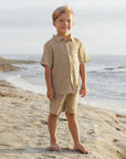 Perry Short || Ocre Check
