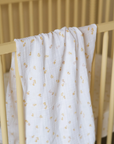 Organic Cotton Muslin Swaddle | Cheerful Chick