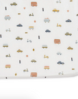 Organic Cotton Crib Sheet | Rush Hour