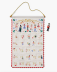 Embroidered Hanging Advent Calendar | Nutcracker