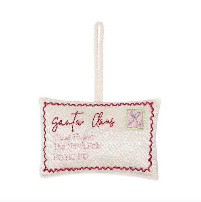 Embroidered Ornament | Letter To Santa