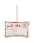 Embroidered Ornament | Letter To Santa